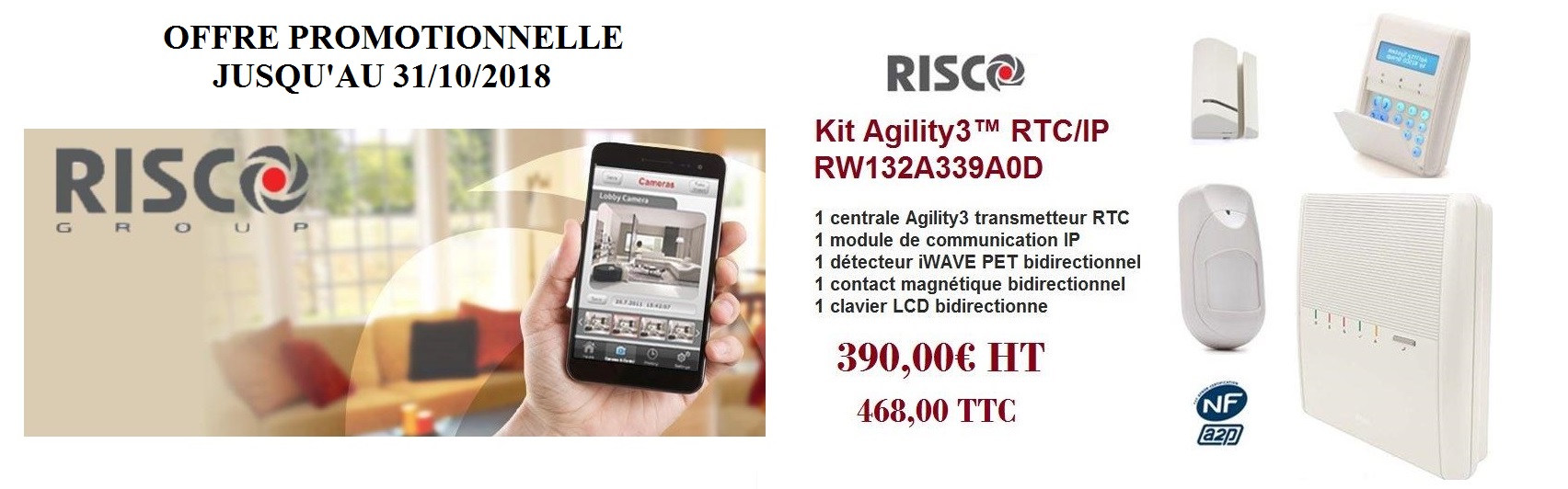 Offre promotionnelle octobre RISCOAGILITY - DOMEOO